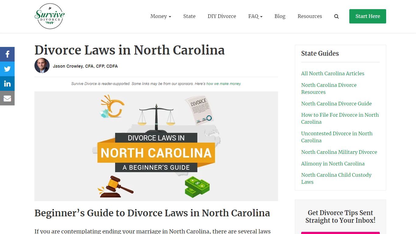 Divorce Laws in North Carolina (2022 Guide) | Survive Divorce